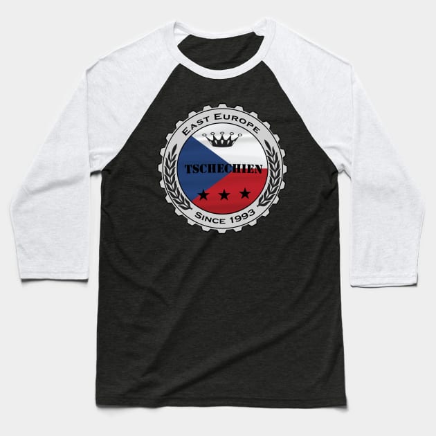 Tschechien Flagge Nation Bierdeckel Baseball T-Shirt by JG0815Designs